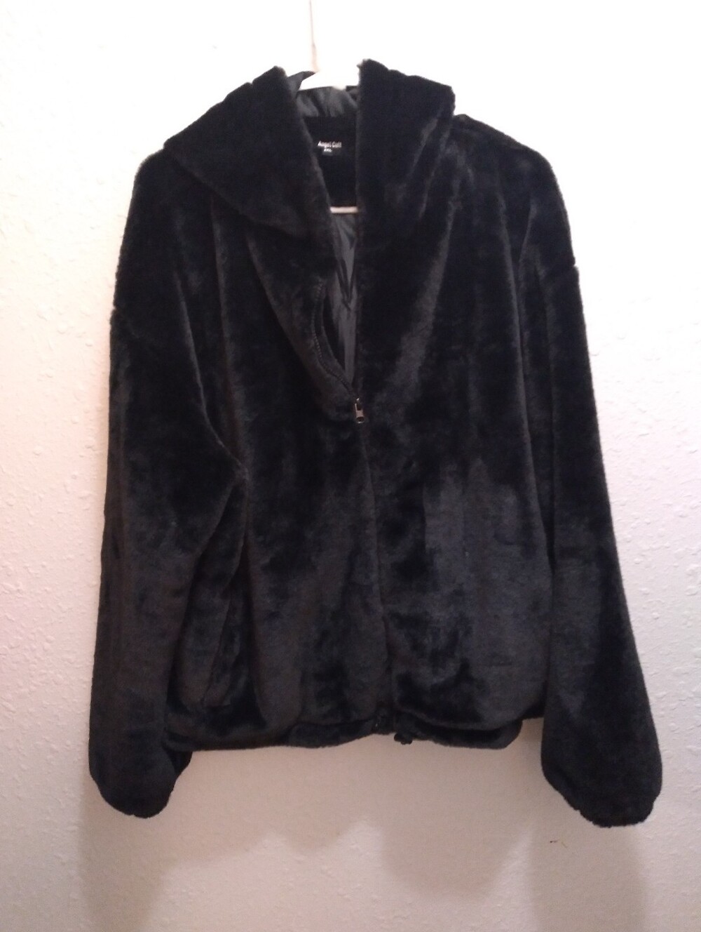 Angel Cult Plush Faux Fur Zip Up